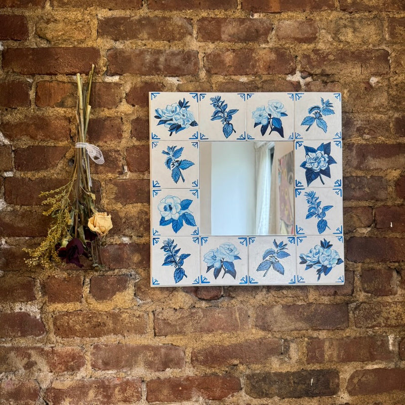 Gardenias on the Tile Mirror