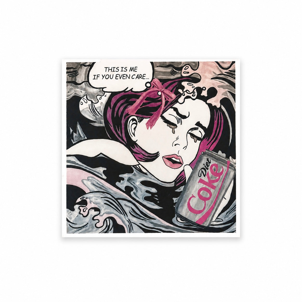 This Is Me if You Even Care Sticker