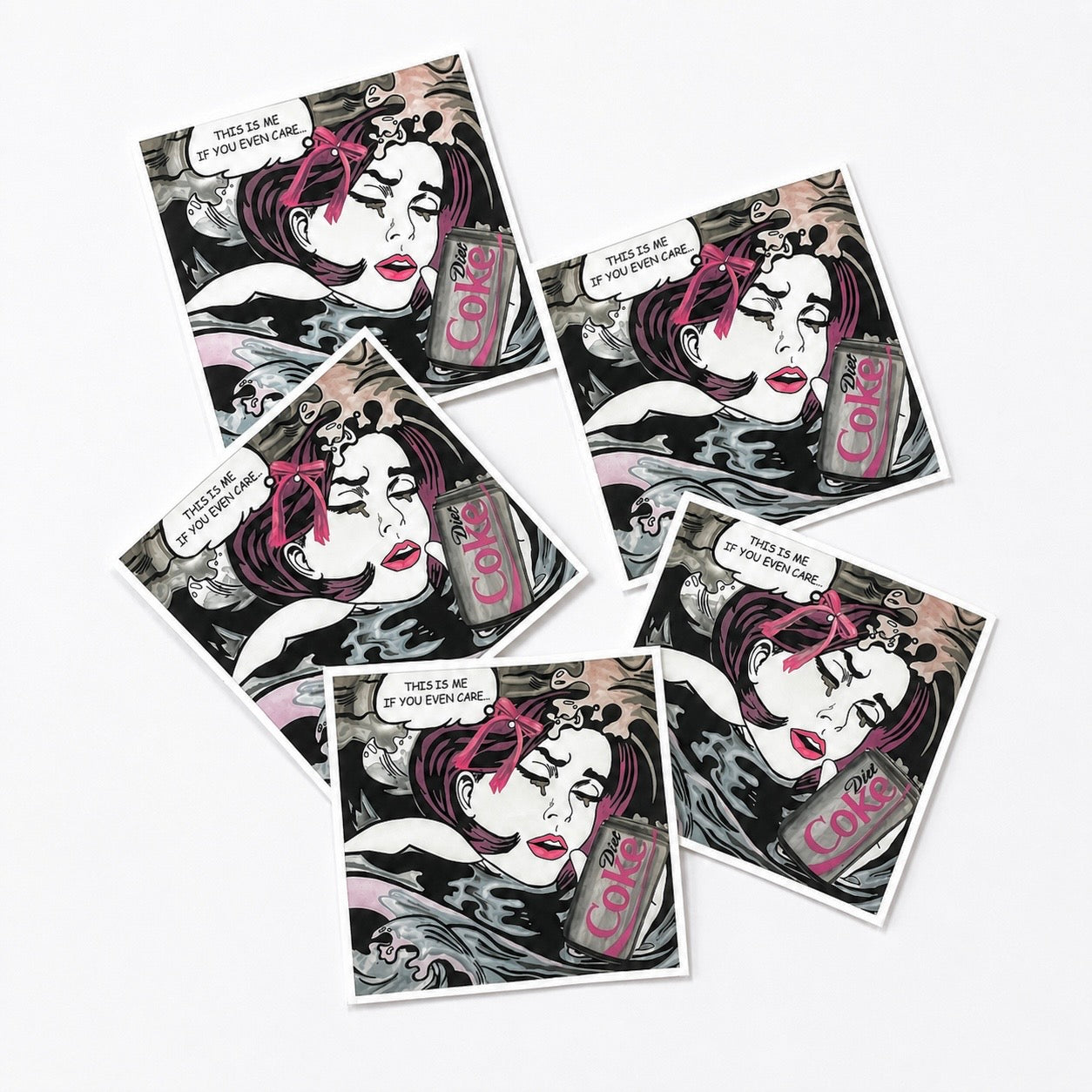 This Is Me if You Even Care Sticker