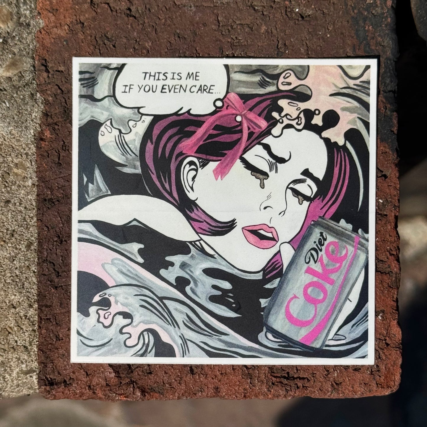This Is Me if You Even Care Sticker